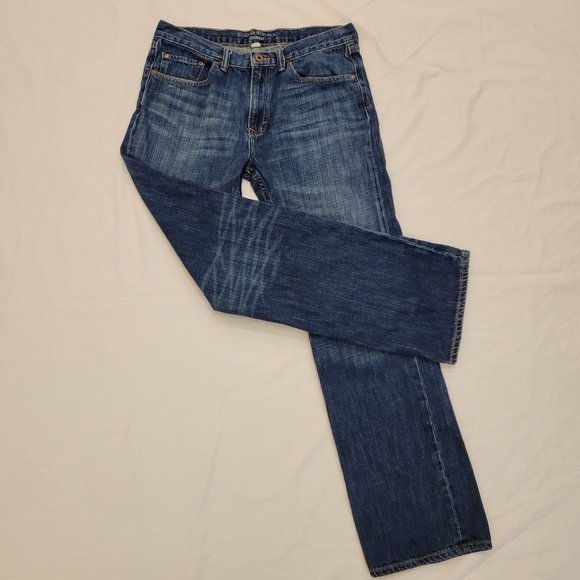 Banana Republic medium wash straight leg Jean size 32/30 - Picture 2 of 6